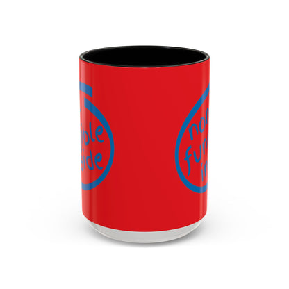 Non-Fungible Inside Red Accent Mug by cypherpunkgear.com