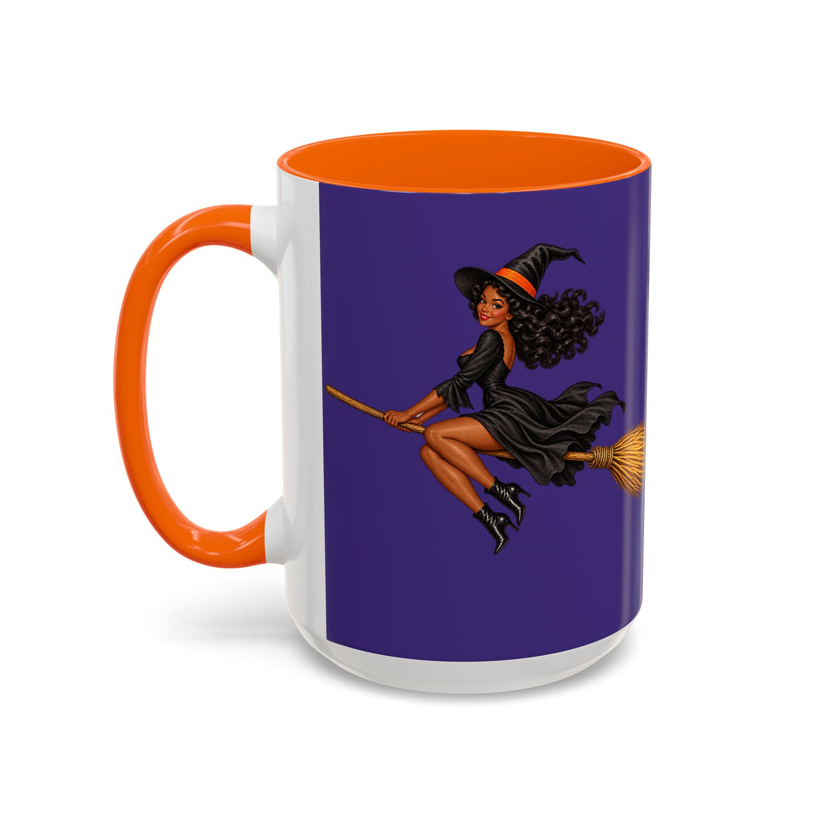 Velvet Vex Purple Accent Mug by CreepyCrafts.boo