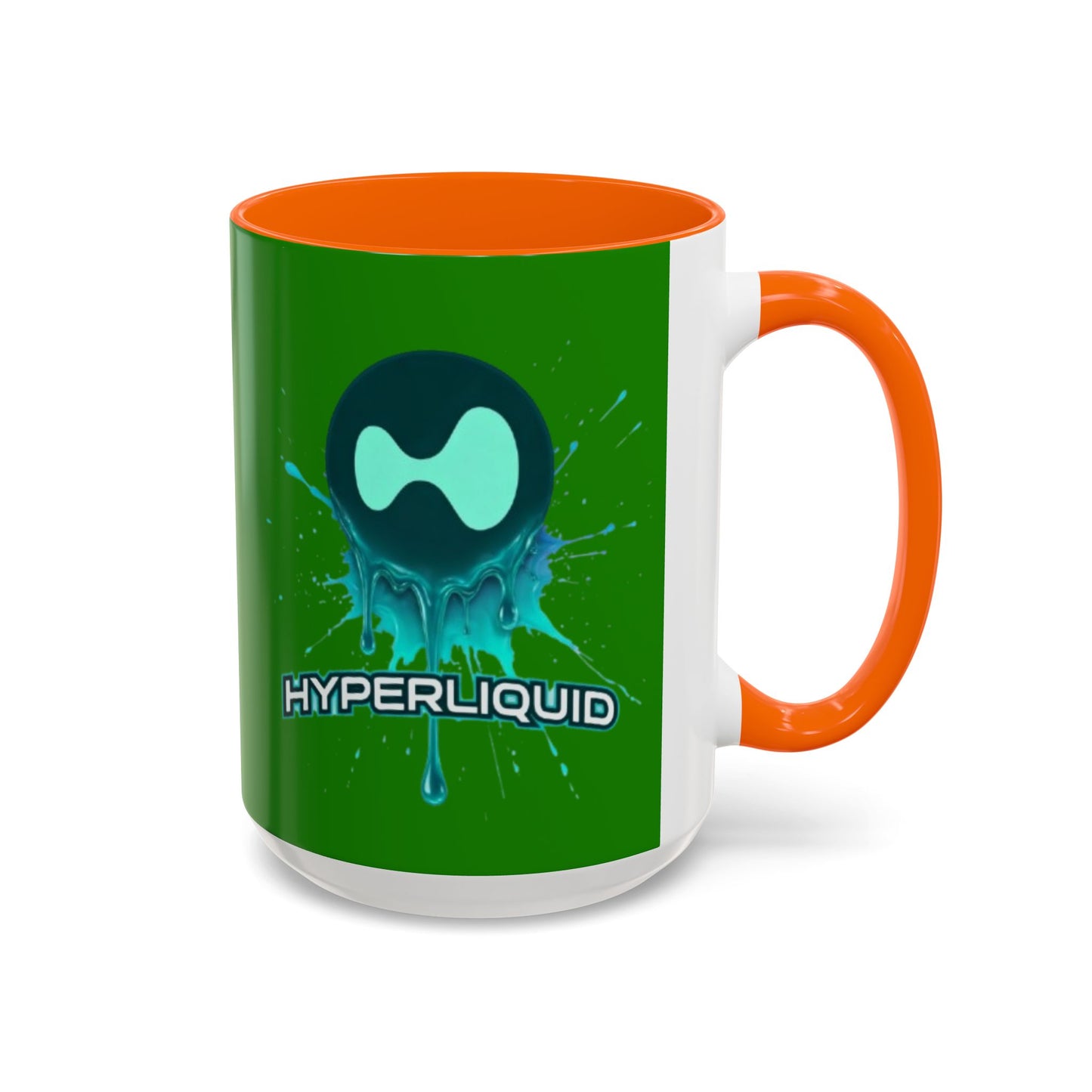 HYPE Drip Green Accent Mug by cypherpunkgear.com
