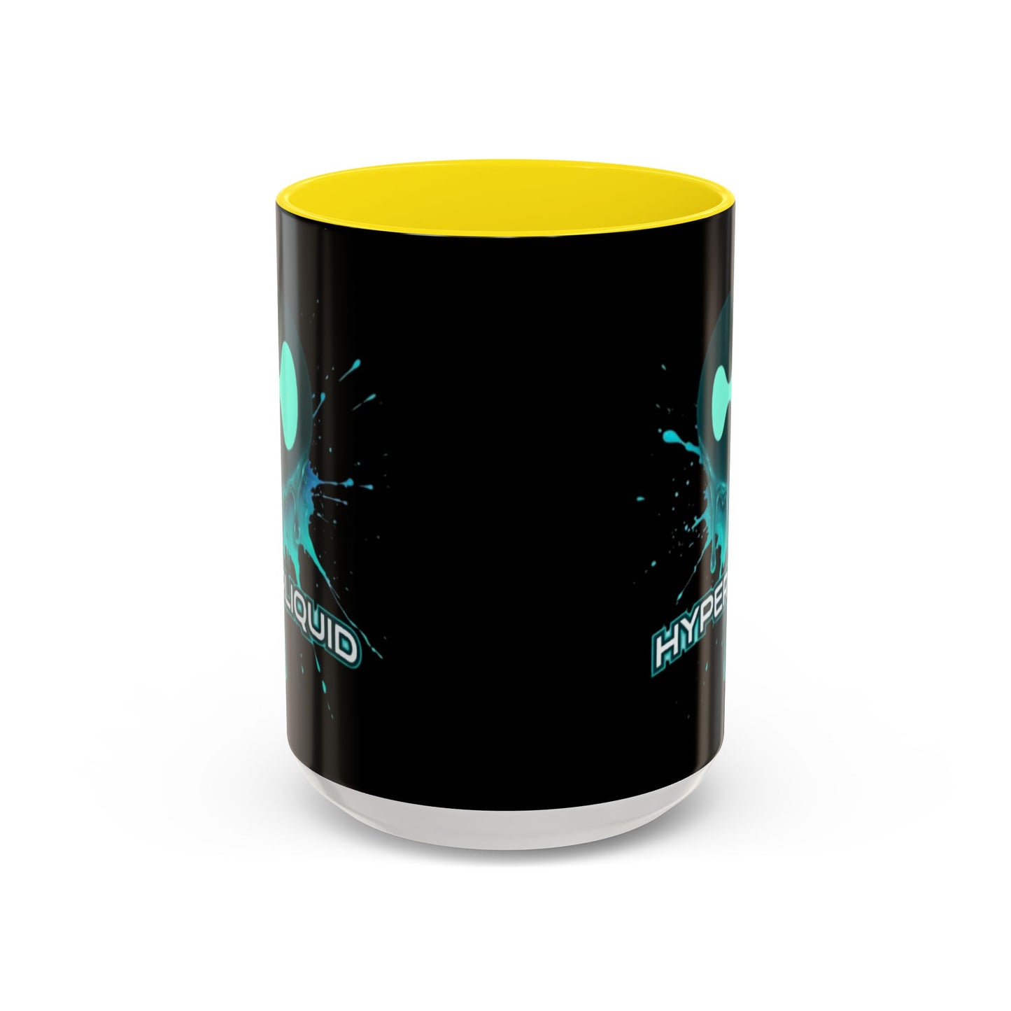 HYPE Drip Black Accent Mug by cypherpunkgear.com