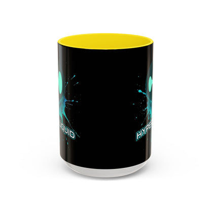 HYPE Drip Black Accent Mug by cypherpunkgear.com