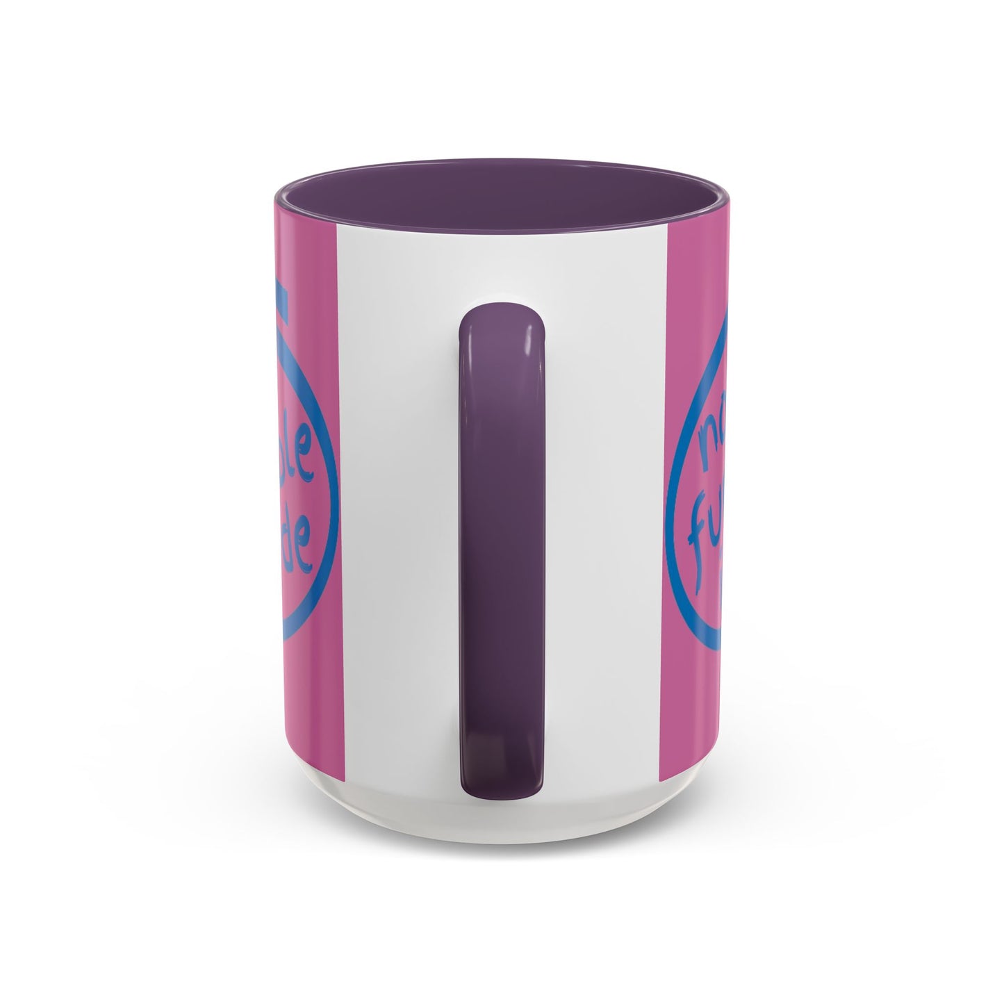 Non-Fungible Inside Pink Accent Mug by cypherpunkgear.com