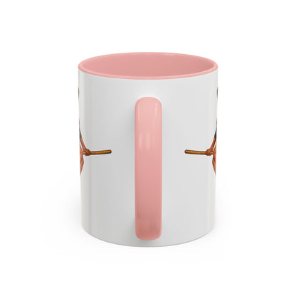Velvet Vex White Accent Mug by CreepyCrafts.boo