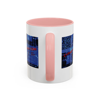 Cypherpunkgear.com logo Accent Mug by cypherpunkgear.com