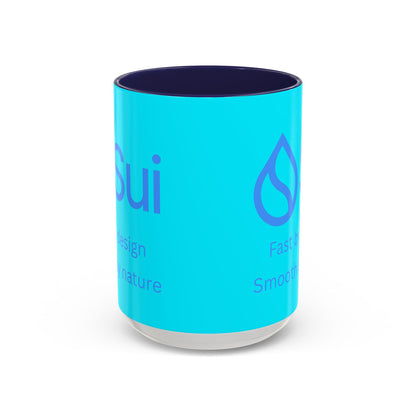 SUI Light Blue Accent Mug by cypherpunkgear.com