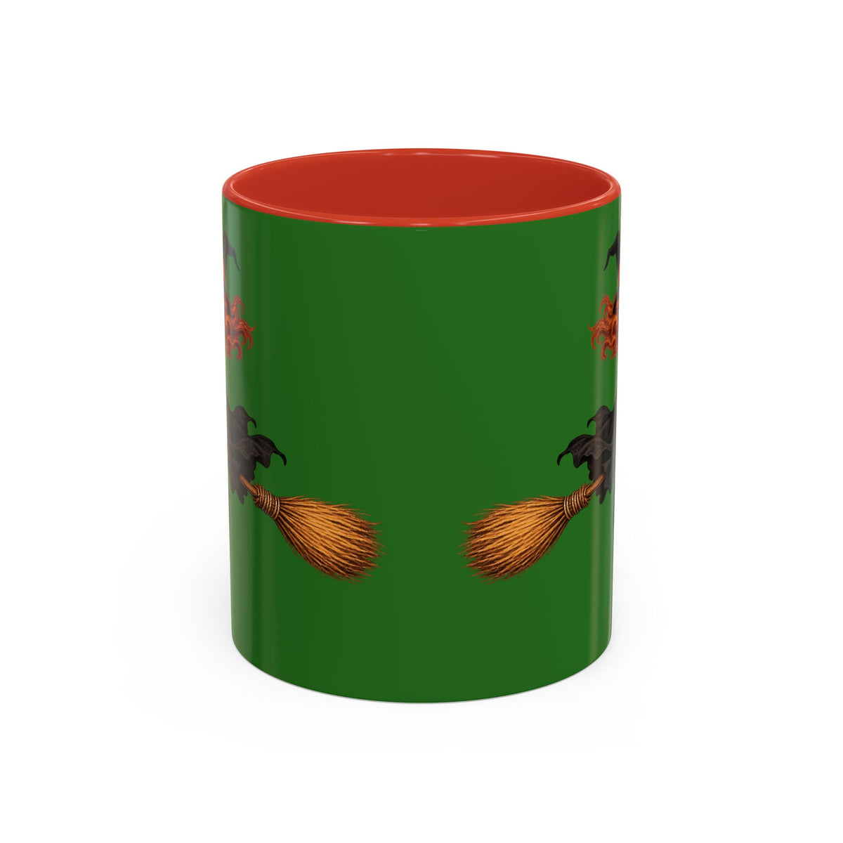 Hazel Hex Green Accent Mug by CreepyCrafts.boo