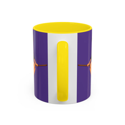 Hazel Hex Purple Accent Mug by CreepyCrafts.boo