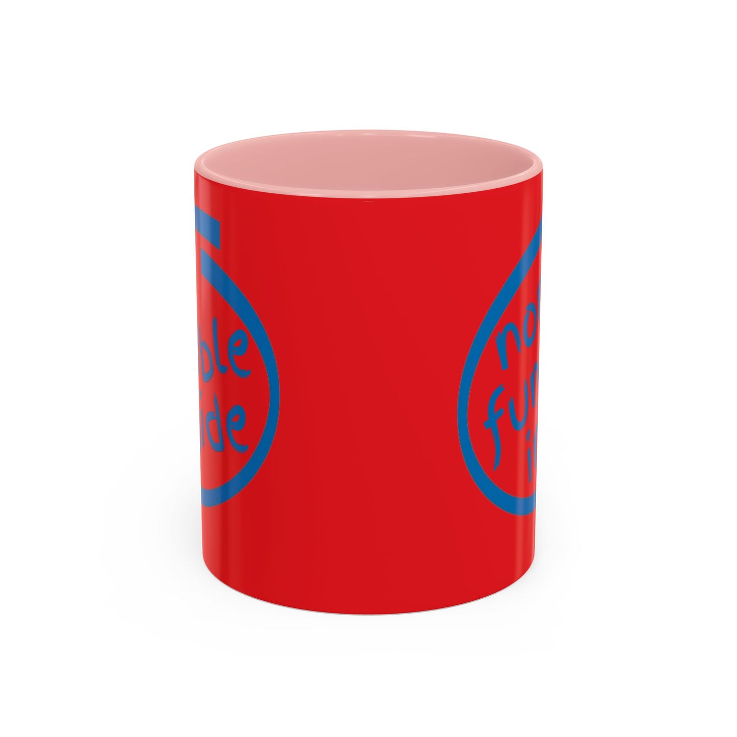 Non-Fungible Inside Red Accent Mug by cypherpunkgear.com