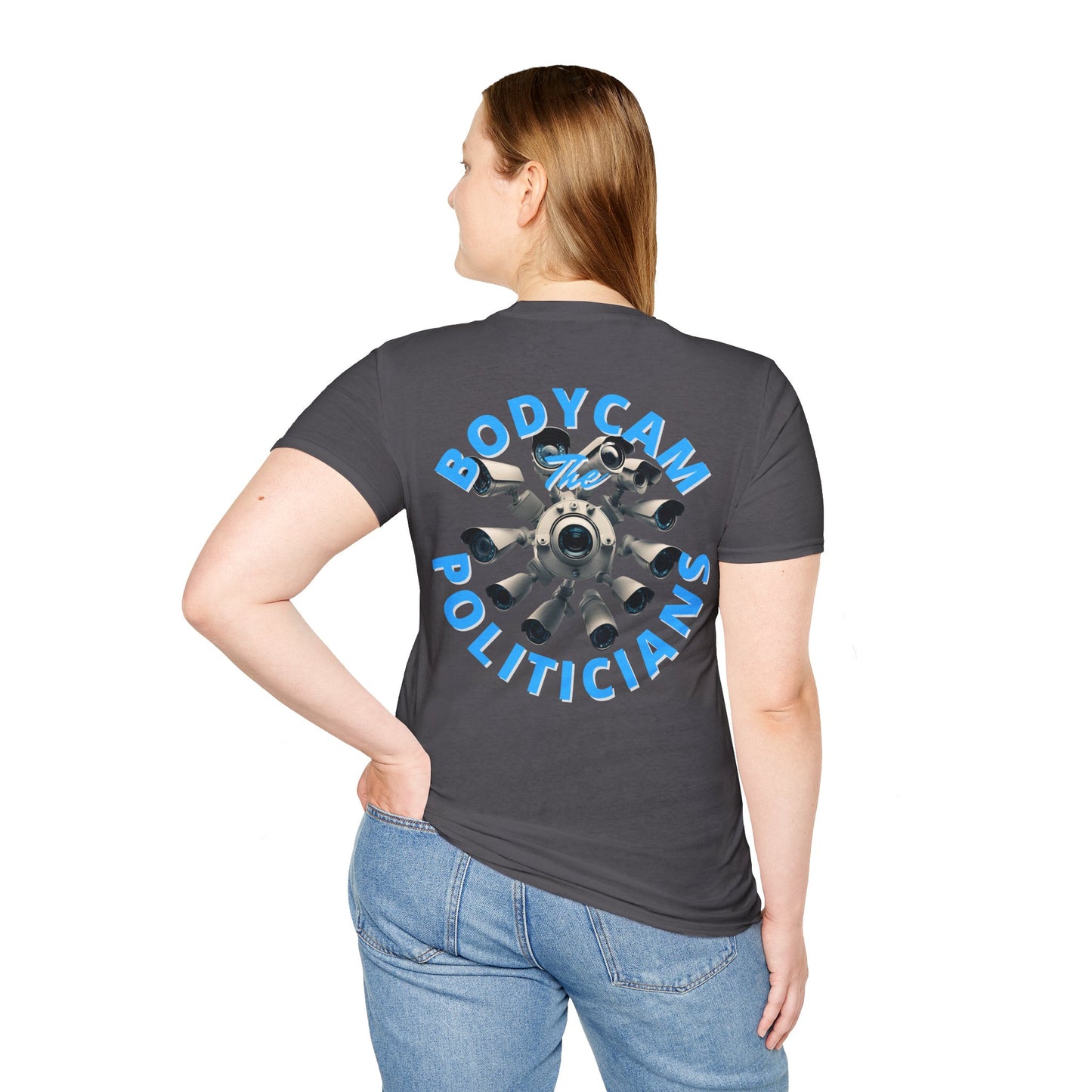 2-sided Bodycam the Politicians Cameras DKcolors Unisex T-Shirt by cypherpunkgear