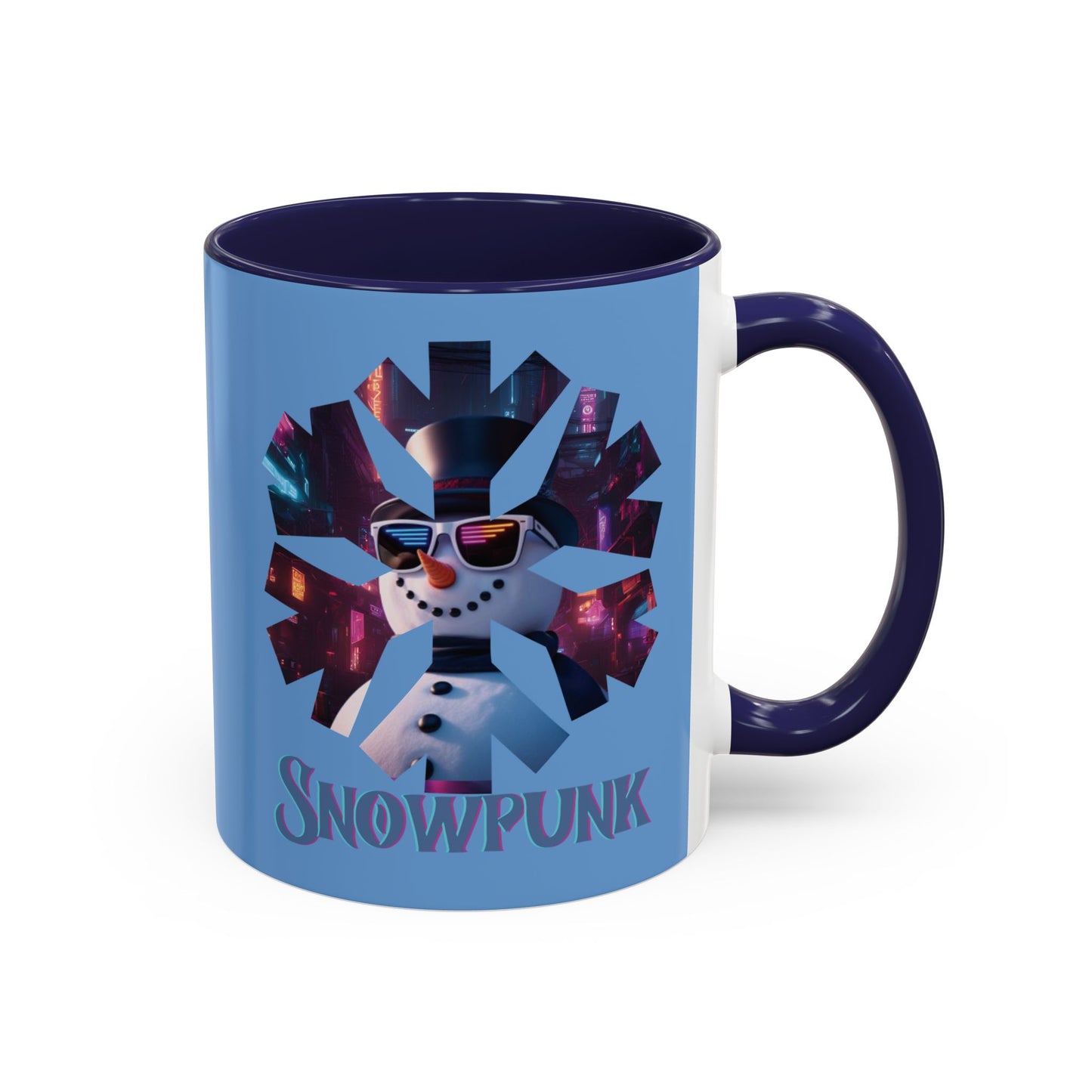 Snowpunk Accent Mug by cypherpunkgear