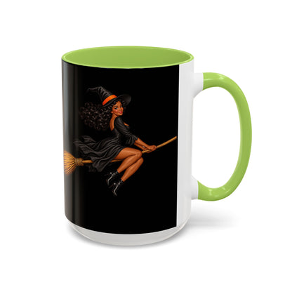 Velvet Vex Black Accent Mug by CreepyCrafts.boo
