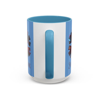 Snowpunk Accent Mug by cypherpunkgear