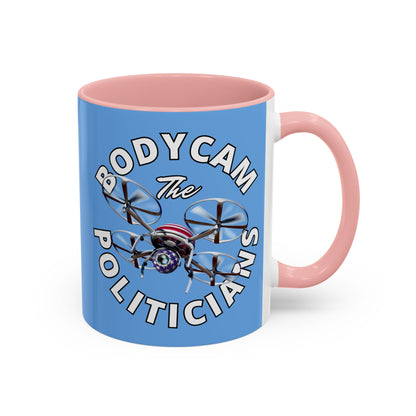 Bodycam the Politicians Drone Accent Mug by cypherpunkgear