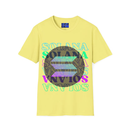 Solana, Solana, Solana (SOL) Light colors Unisex T-Shirt by cypherpunkgear.com