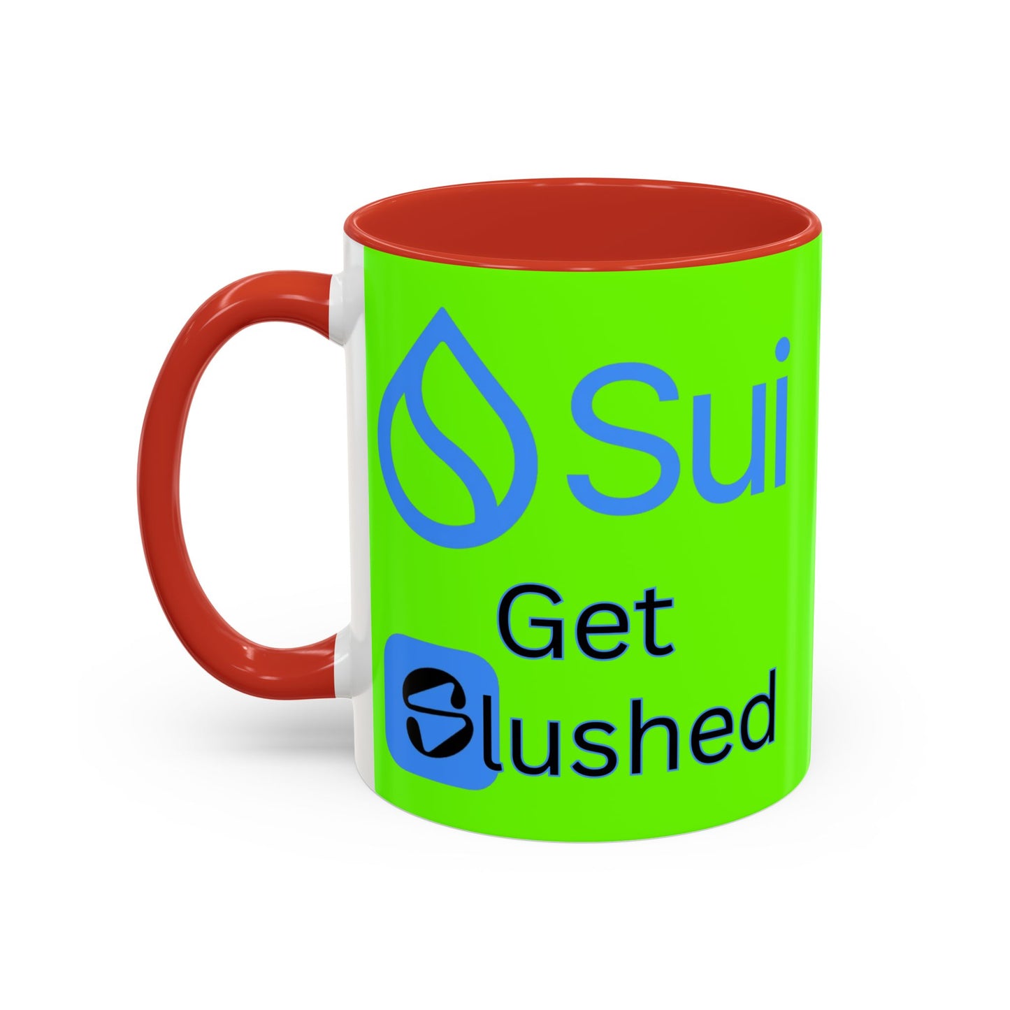 Sui: Get Slushed Green Accent Mug by cypherpunkgear.com