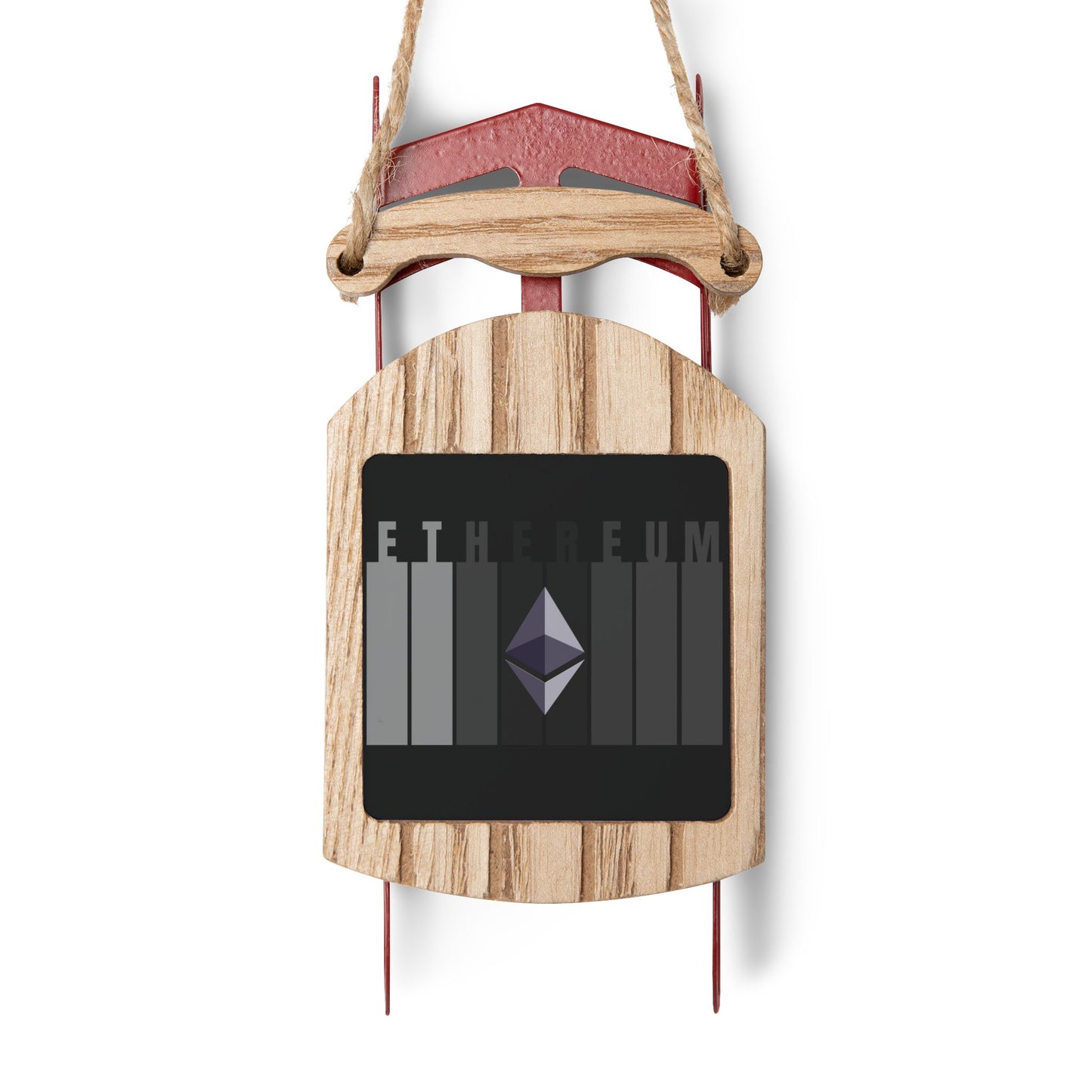 Ethereum (ETH) Sled Ornament by cypherpunkgear.com