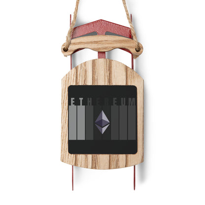 Ethereum (ETH) Sled Ornament by cypherpunkgear.com