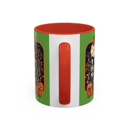 Spooktacular Skeletons of Halloween Accent Mug by CreepyCrafts.boo