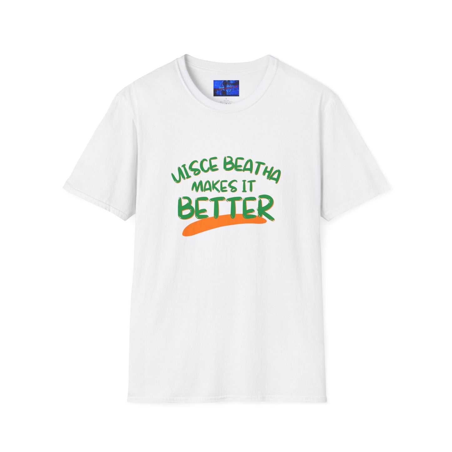 Uisce Beatha makes it better GNfont LTcolors Unisex T-Shirt by cypherpunkgear