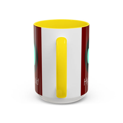 Hyperliquid White font Red Accent Mug by cypherpunkgear.com