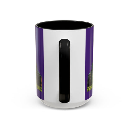 Frankenpunk Purple Accent Mug by CreepyCrafts.boo