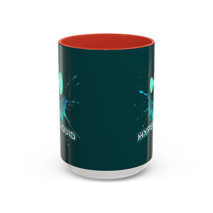 HYPE Drip Dark Hyperliquid Accent Mug by cypherpunkgear.com