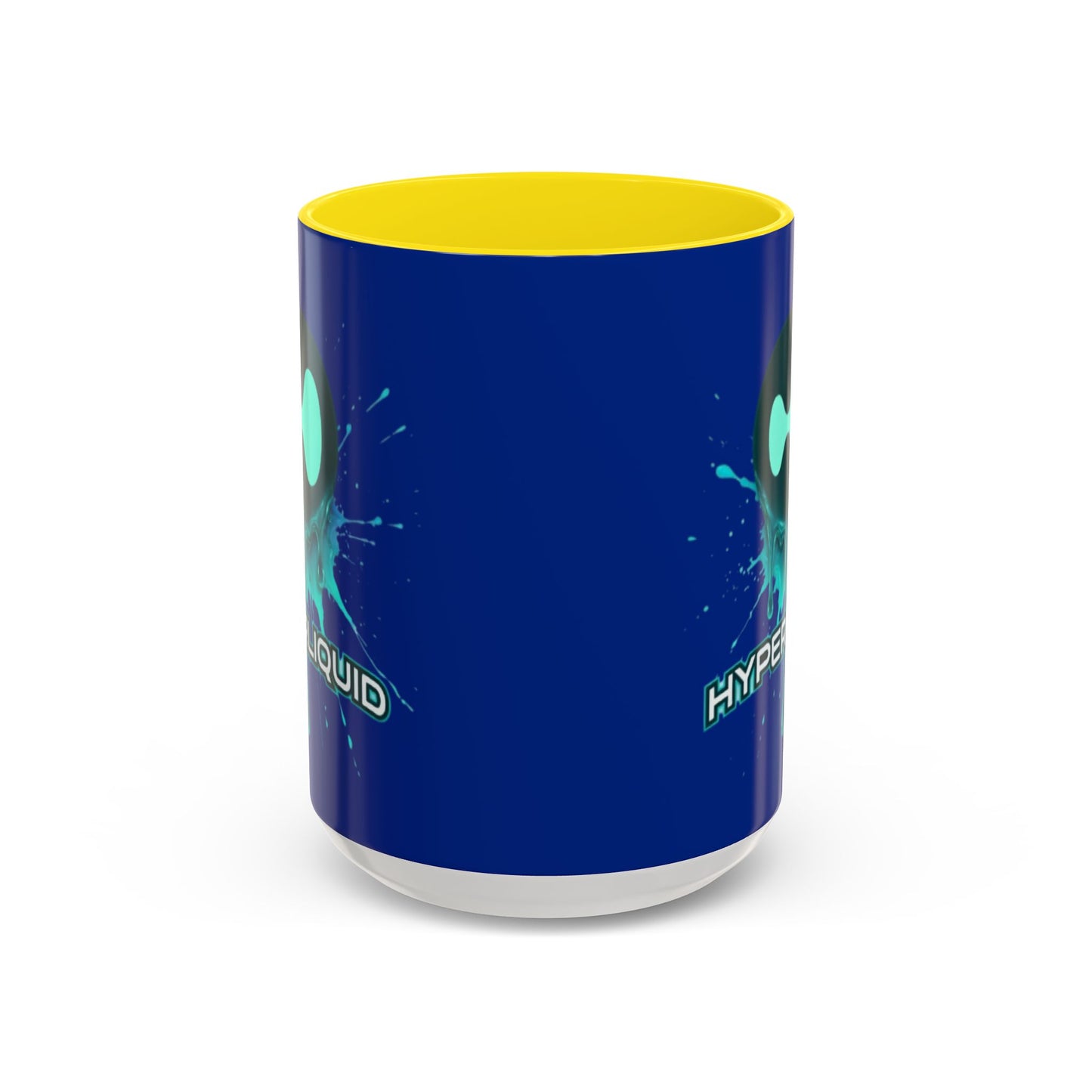 HYPE Drip Blue Accent Mug by cypherpunkgear.com
