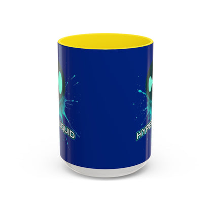 HYPE Drip Blue Accent Mug by cypherpunkgear.com