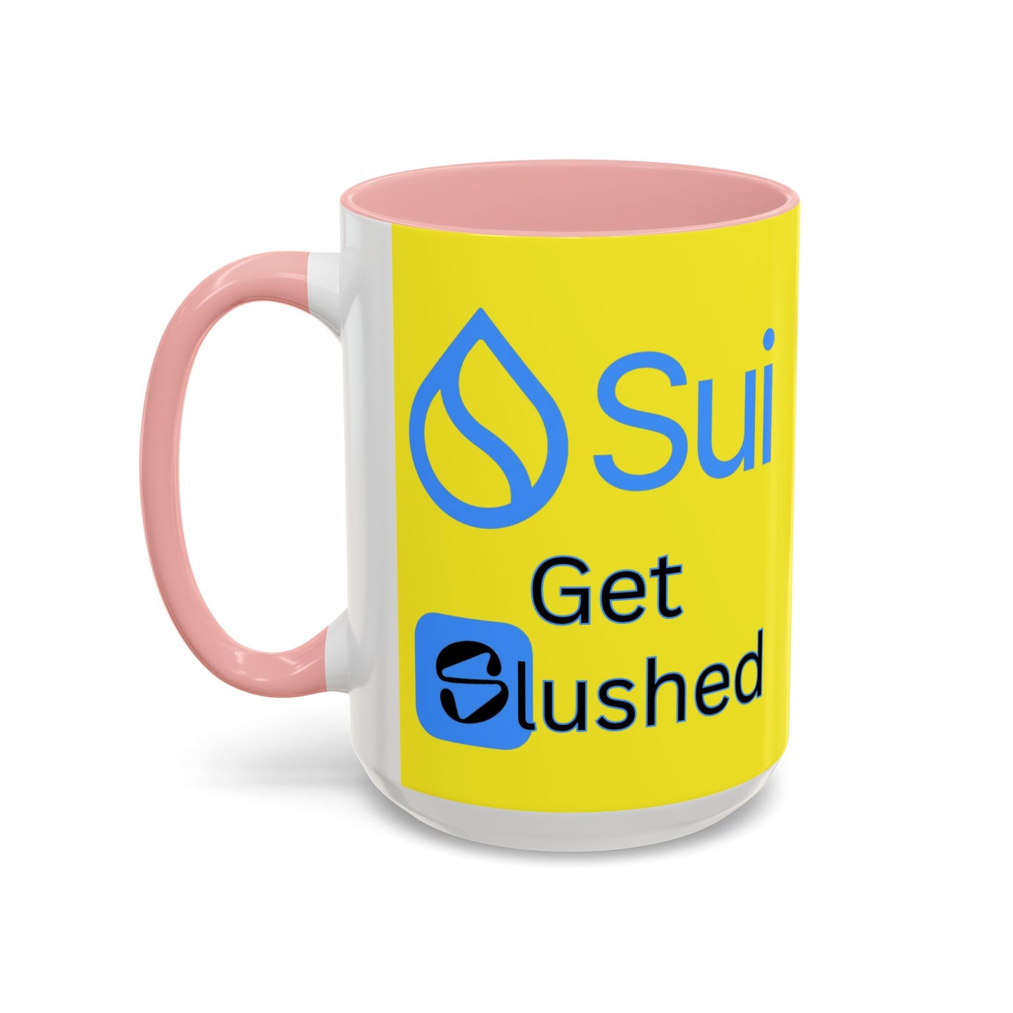 Sui: Get Slushed Yellow Accent Mug by cypherpunkgear.com