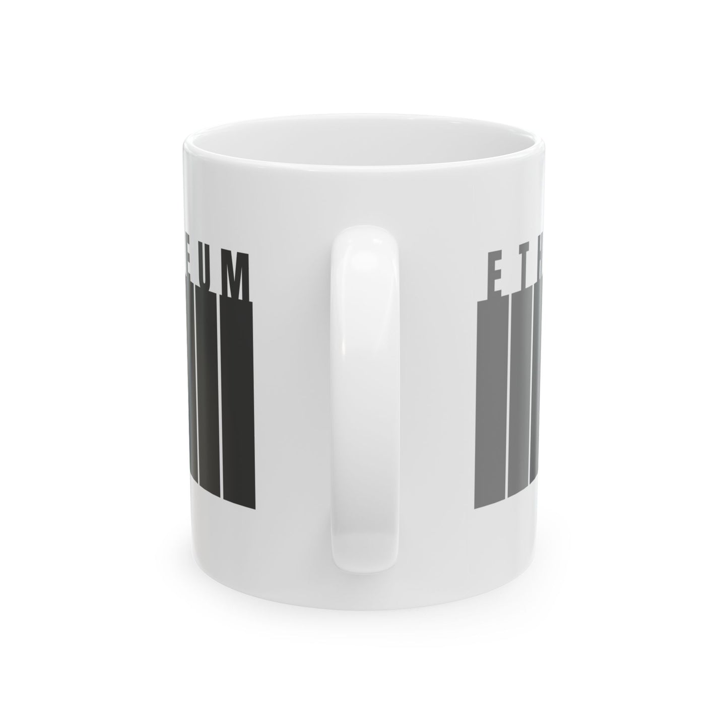 Ethereum (ETH) White Mug by cypherpunkgear