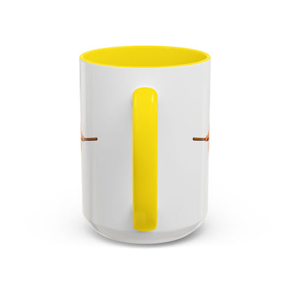 Hazel Hex White Accent Mug by CreepyCrafts.boo