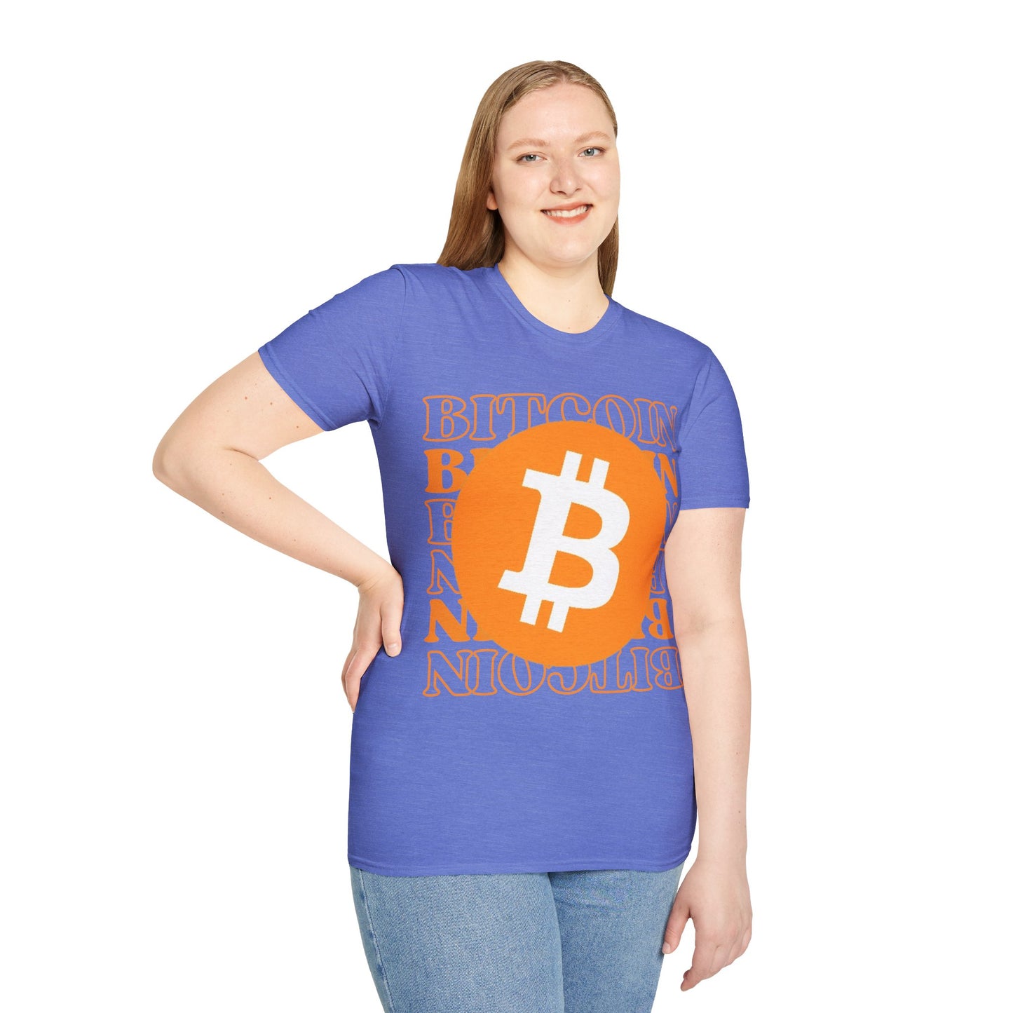 Bitcoin Bitcoin Bitcoin (BTC) Light colors Unisex T-Shirt by cypherpunkgear.com