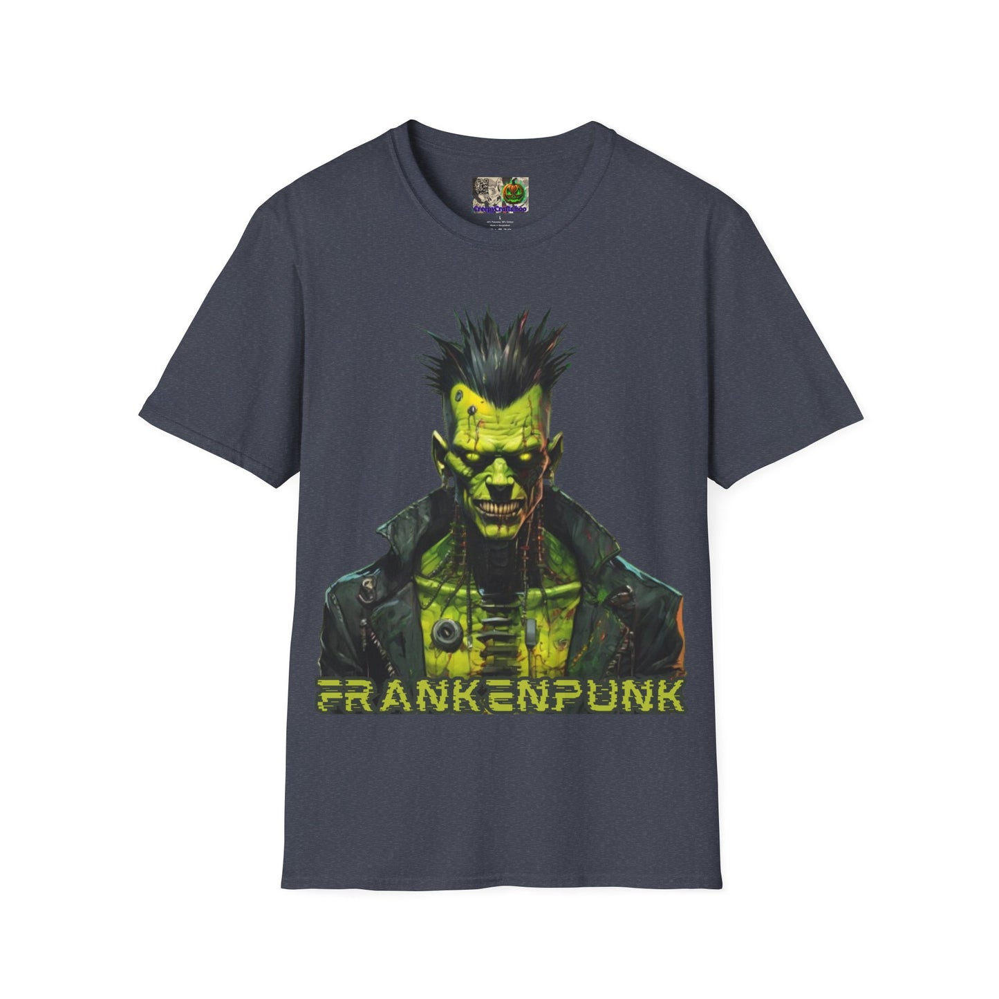 Frankenpunk Dark colors Unisex T-Shirt by CreepyCrafts.boo