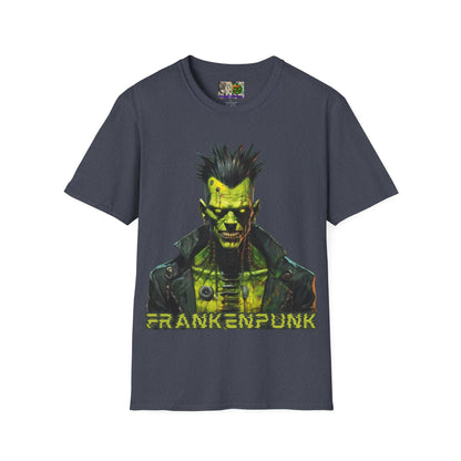 Frankenpunk Dark colors Unisex T-Shirt by CreepyCrafts.boo