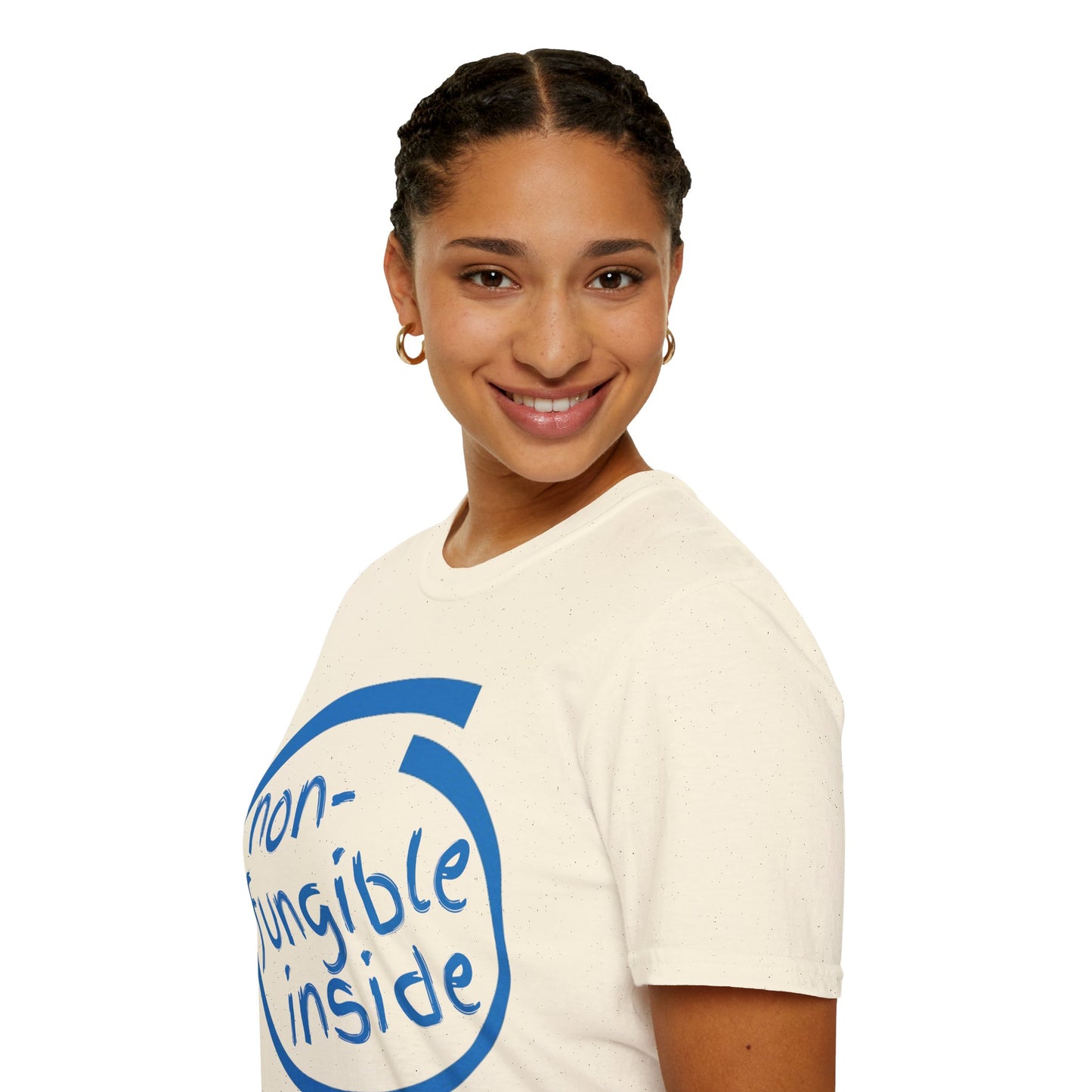 Non-Fungible Inside Light colors Unisex T-Shirt by cypherpunkgear.com