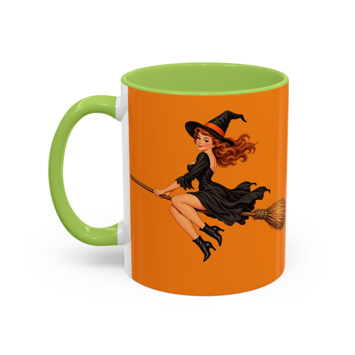 Hazel Hex Orange Accent Mug by CreepyCrafts.boo
