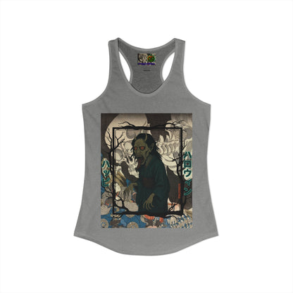 Yōkai Happy Halloween Women's Racerback Tank Top by CreepyCrafts.boo