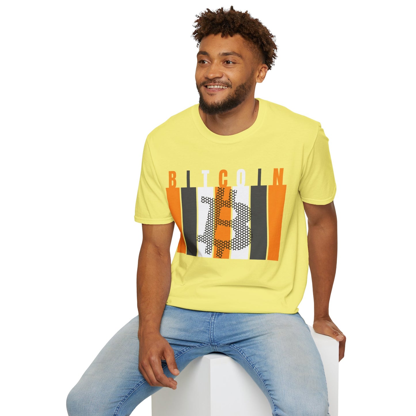 Bitcoin (BTC) Freedom LTcolors Unisex T-Shirt by cypherpunkgear.com