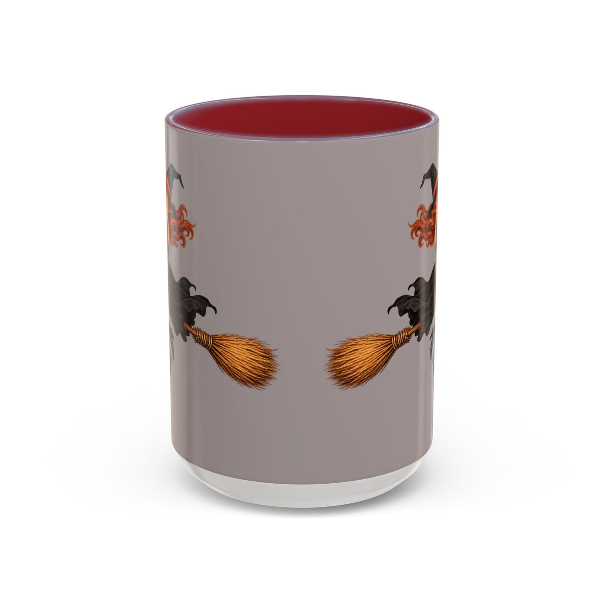 Hazel Hex Grey Accent Mug by CreepyCrafts.boo