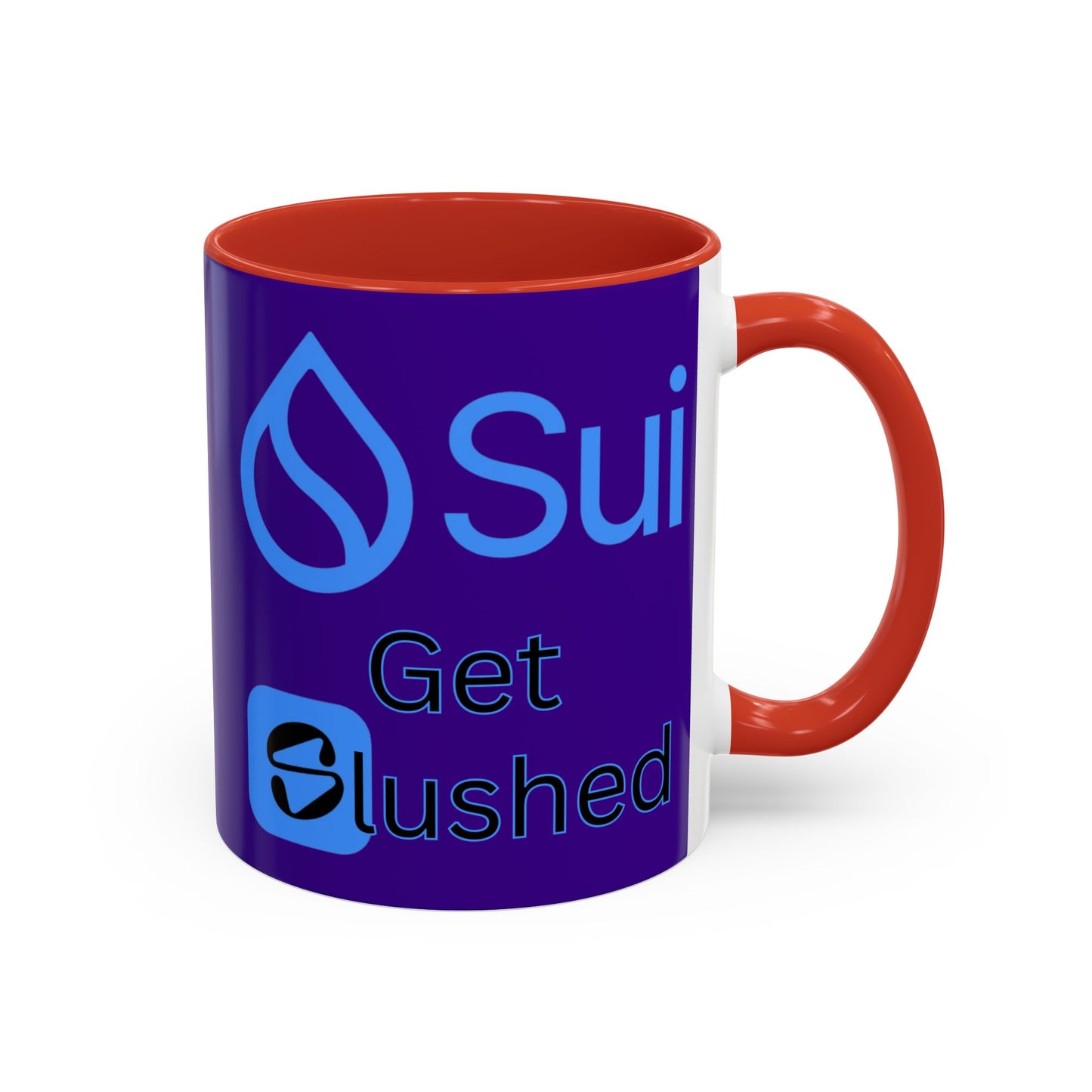 Sui: Get Slushed Purple Accent Mug by cypherpunkgear.com