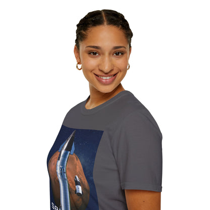 SpaceX Mars Unisex T-Shirt by cypherpunkgear.com