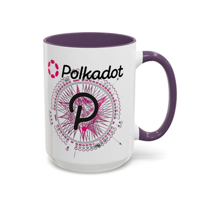 Polkadot (DOT) Accent Mug by cypherpunkgear.com