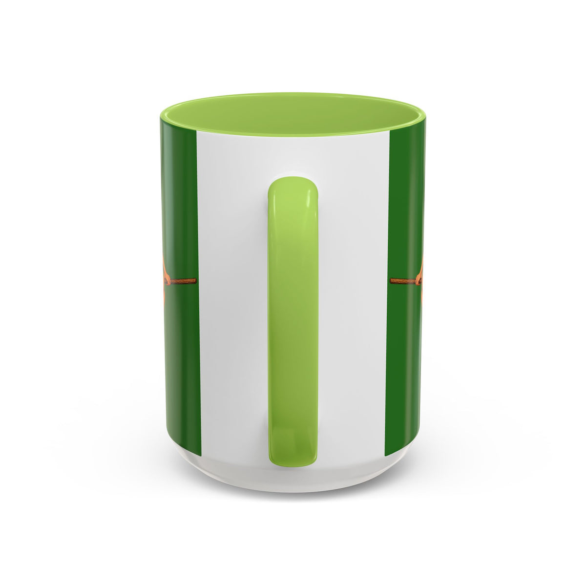 Hazel Hex Green Accent Mug by CreepyCrafts.boo