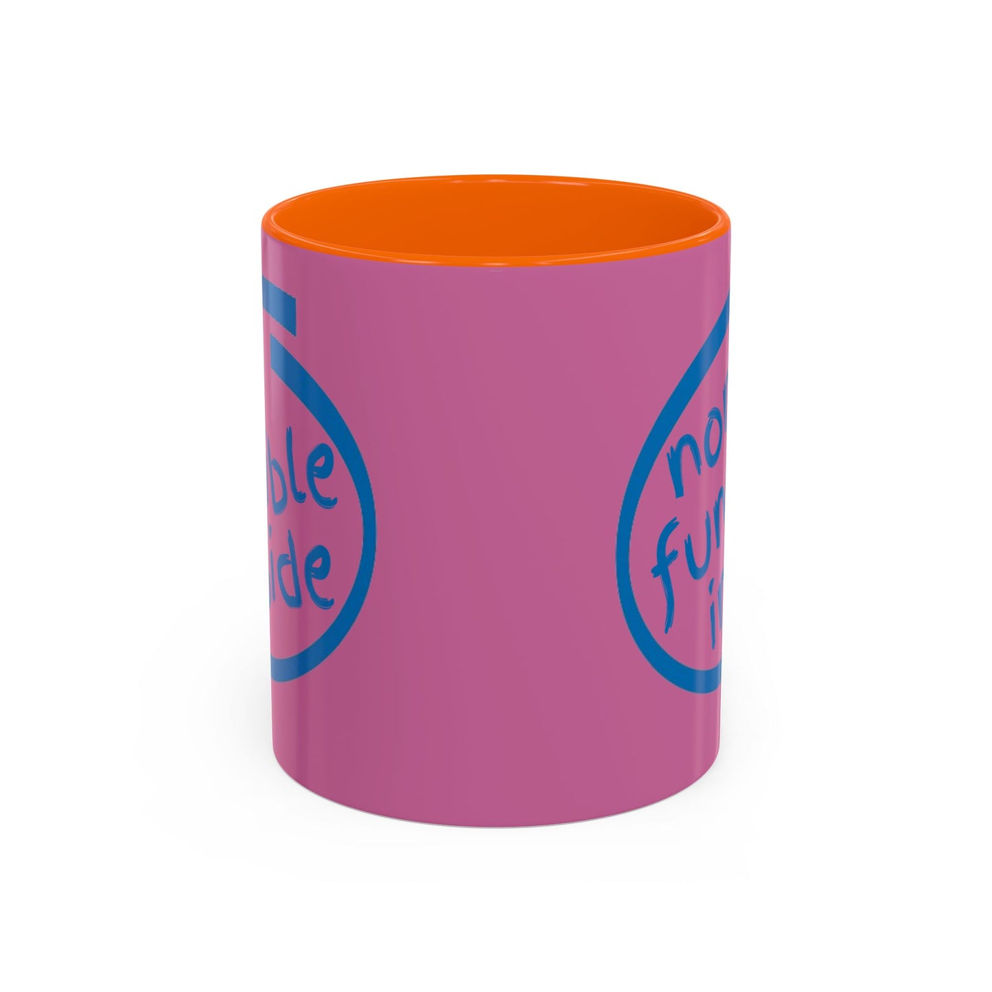 Non-Fungible Inside Pink Accent Mug by cypherpunkgear.com