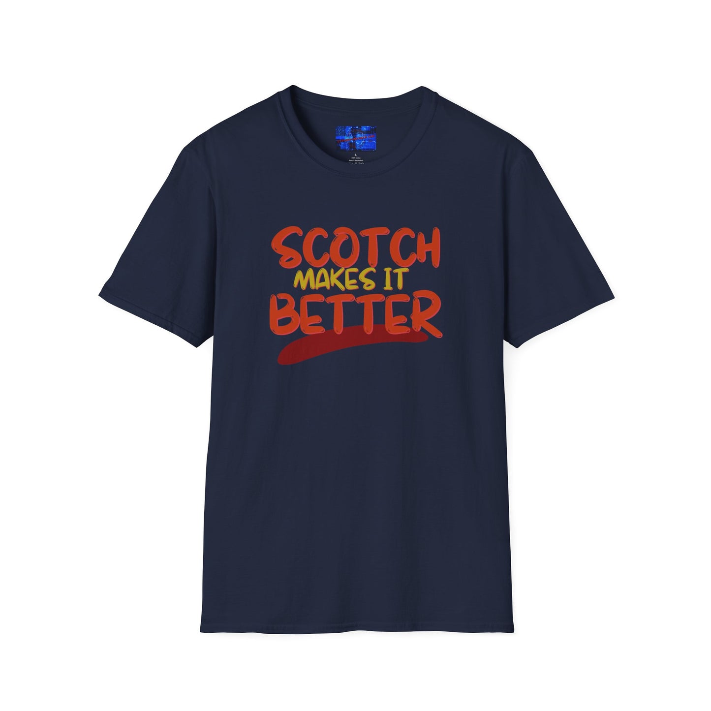 Scotch makes it better Dark colors Unisex T-Shirt by cypherpunkgear.com