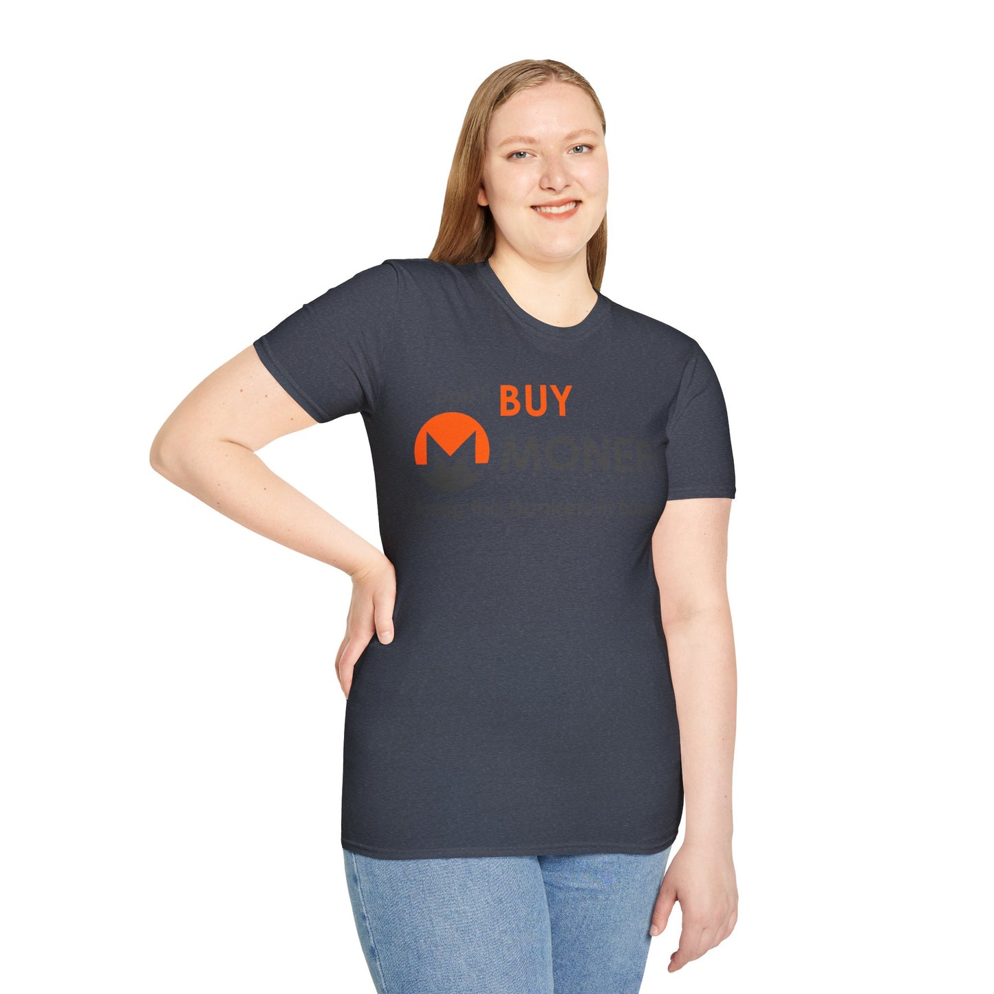Don't buy Monero (XMR) Dark colors Unisex T-Shirt by cypherpunkgear.com