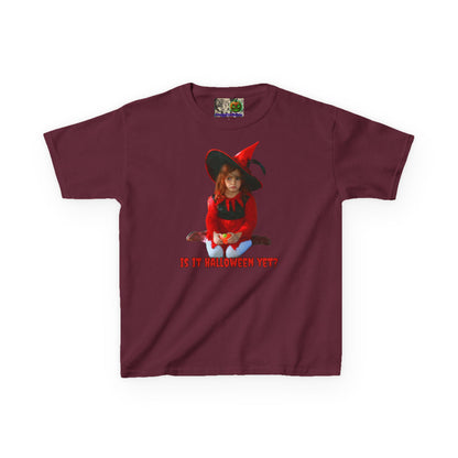 Is it Halloween yet? Kids Heavy Cotton™ Tee by CreepyCrafts.boo