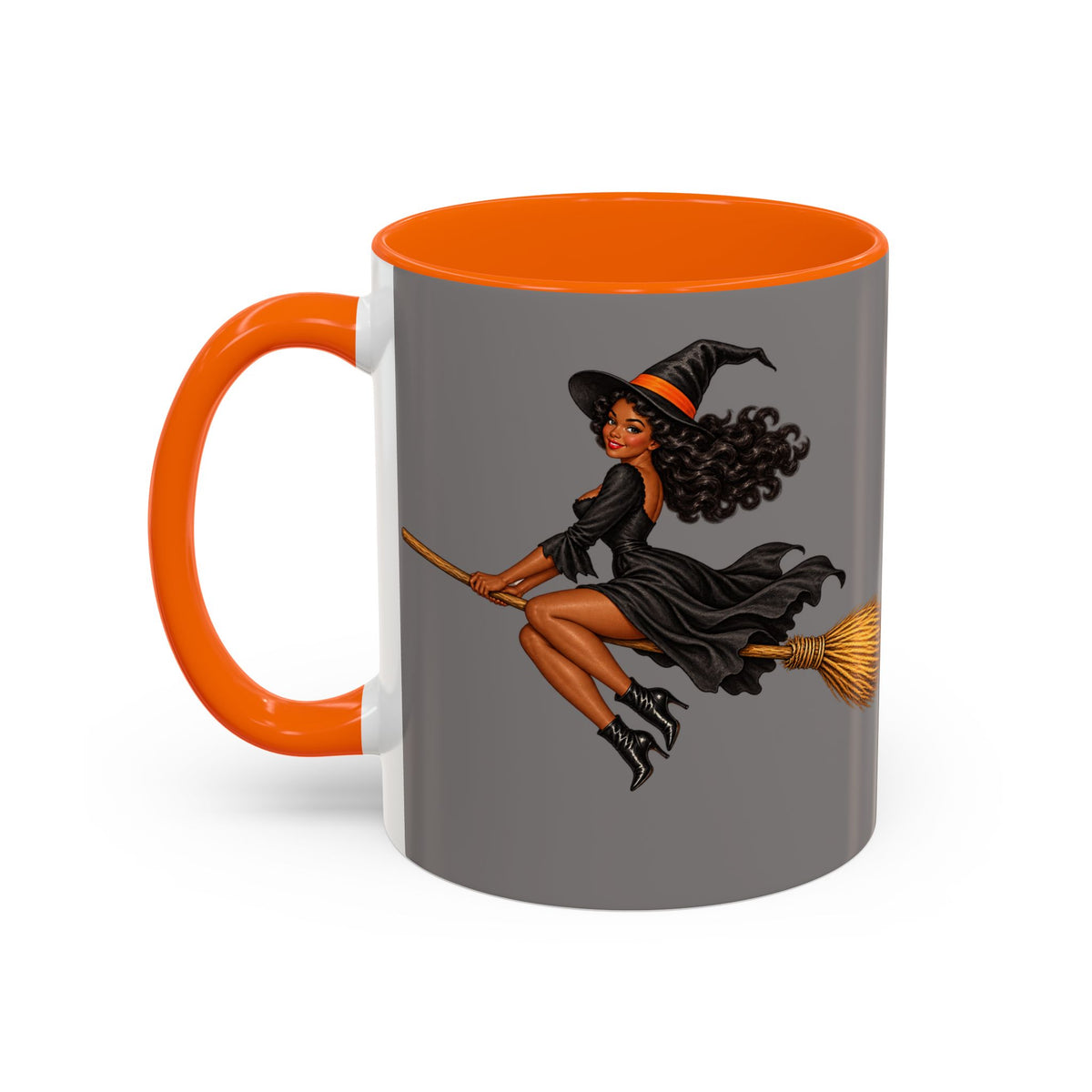 Velvet Vex Grey Accent Mug by CreepyCrafts.boo