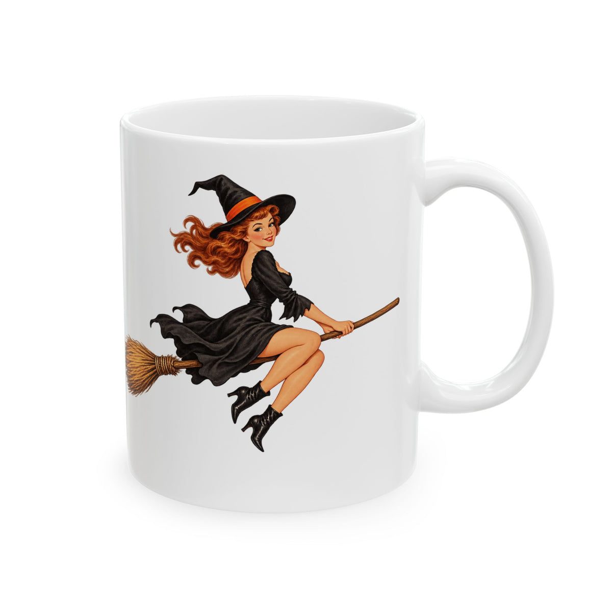 Hazel Hex White Mug by CreepyCrafts.boo