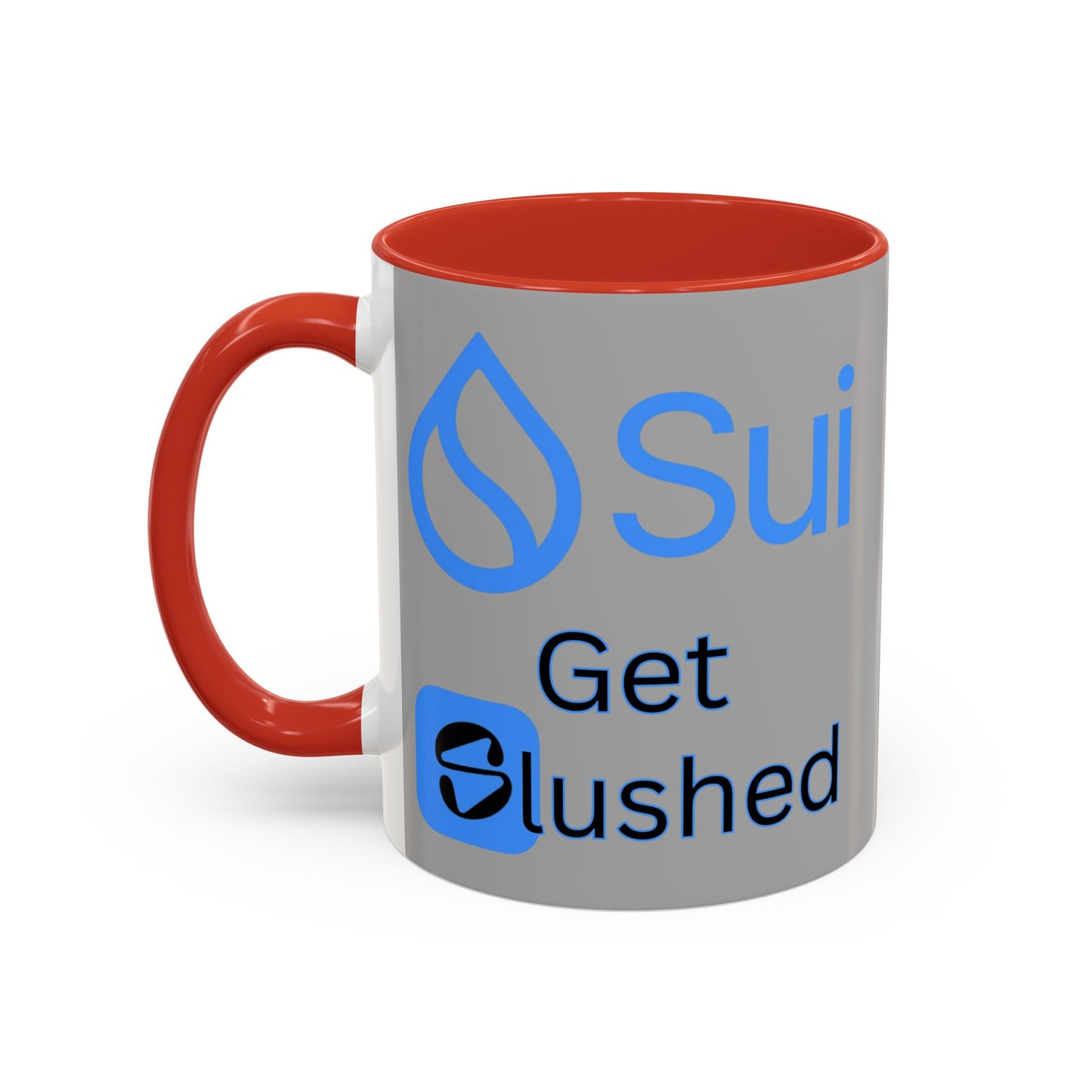 Sui: Get Slushed Grey Accent Mug by cypherpunkgear.com